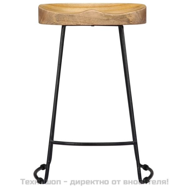 Gavin бар столове, 2 бр, мангово дърво масив