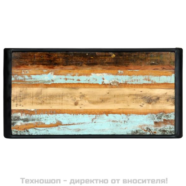 Трапезна маса, 118x60x76 cм, регенерирано дърво масив
