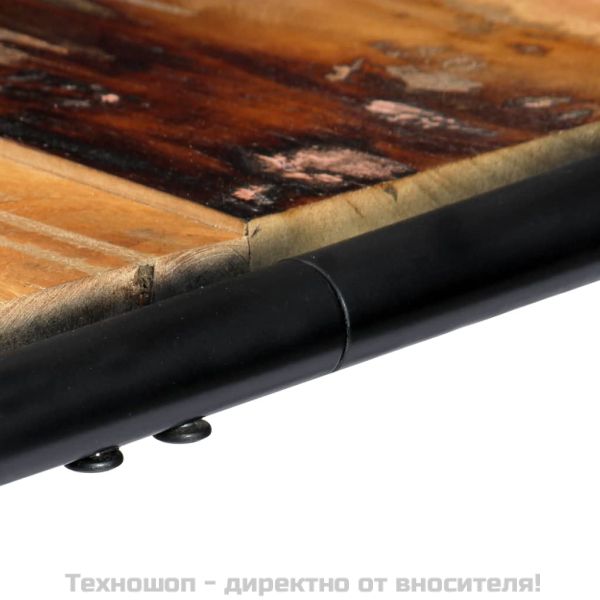 Трапезна маса, 118x60x76 cм, регенерирано дърво масив