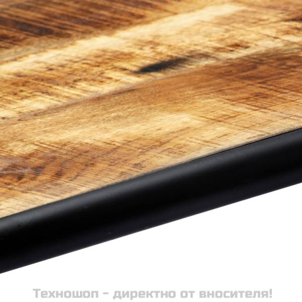 Трапезна маса, 118x60x76 cм, грубо мангово дърво масив