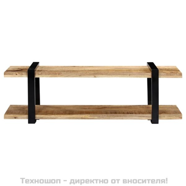 ТВ шкаф, 130x40x40 см, мангово дърво масив