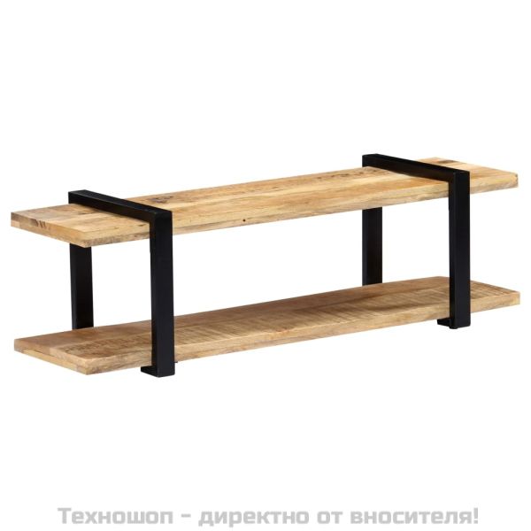 ТВ шкаф, 130x40x40 см, мангово дърво масив