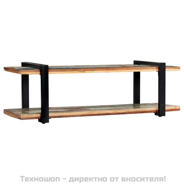 ТВ шкаф, 130x40x40 см, регенерирано дърво масив