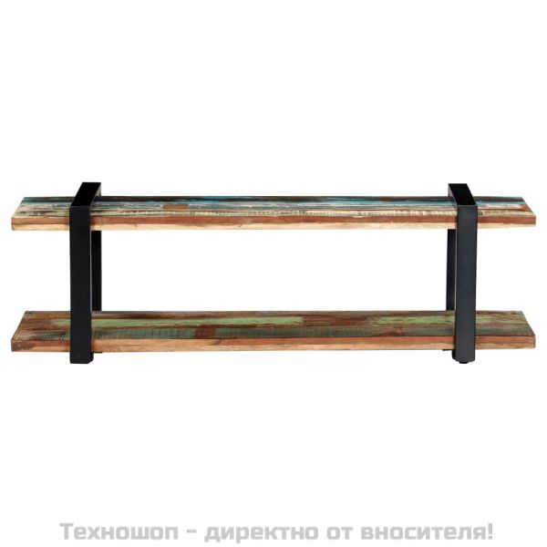 ТВ шкаф, 130x40x40 см, регенерирано дърво масив