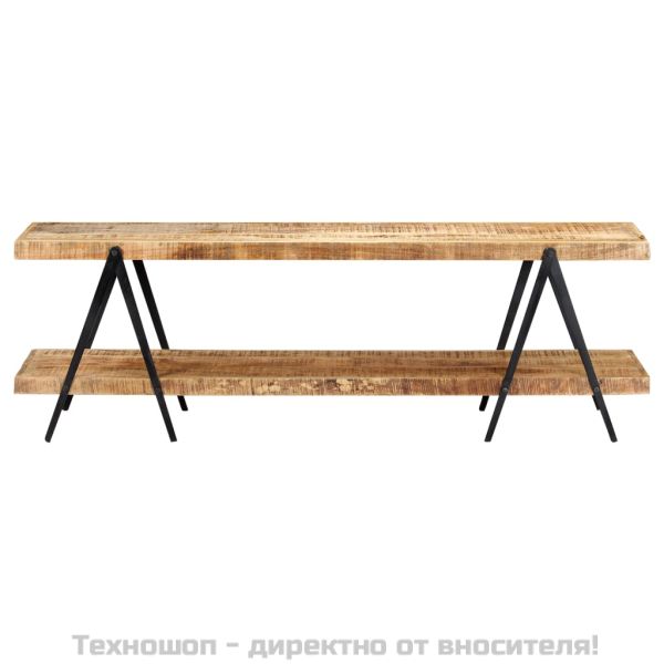 ТВ шкаф, 160x40x50 см, мангово дърво масив
