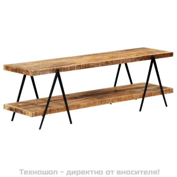 ТВ шкаф, 160x40x50 см, мангово дърво масив