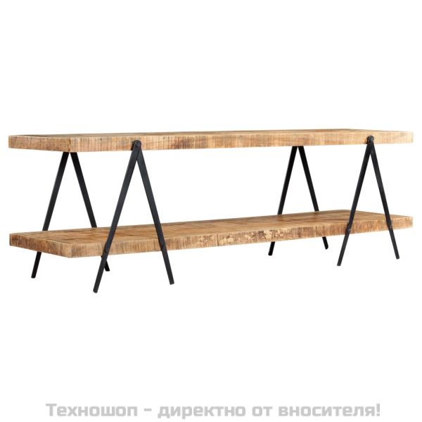 ТВ шкаф, 160x40x50 см, мангово дърво масив