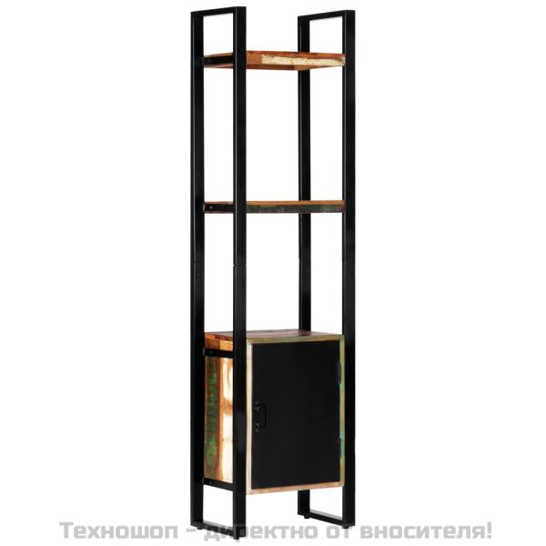 Етажерка за книги, 45x30x171 см, регенерирано дърво масив