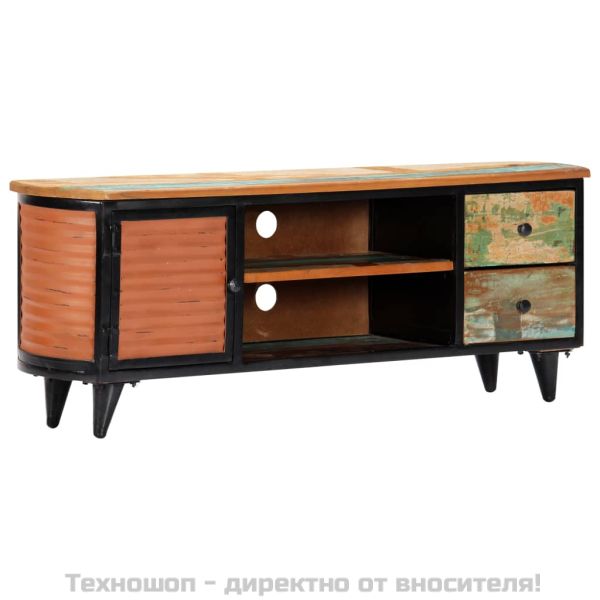 ТВ шкаф, 120x30x45 cм, регенерирано дърво масив