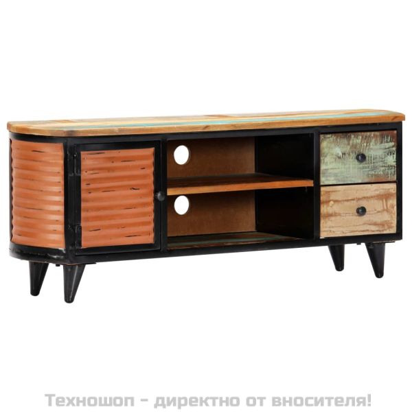ТВ шкаф, 120x30x45 cм, регенерирано дърво масив