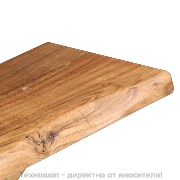 Рафтове за стена, 2 бр, 60x20x18 см, акация масив