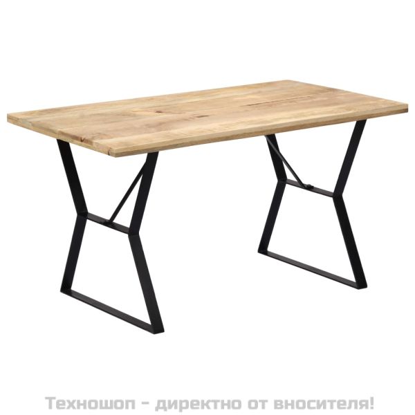 Трапезна маса, 140x80x76 cм, мангово дърво масив