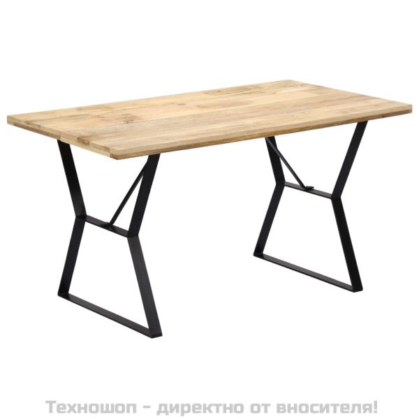 Трапезна маса, 140x80x76 cм, мангово дърво масив