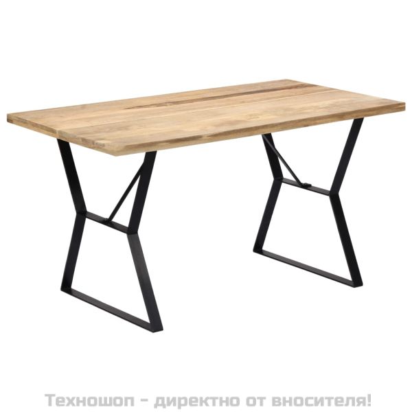 Трапезна маса, 140x80x76 cм, мангово дърво масив