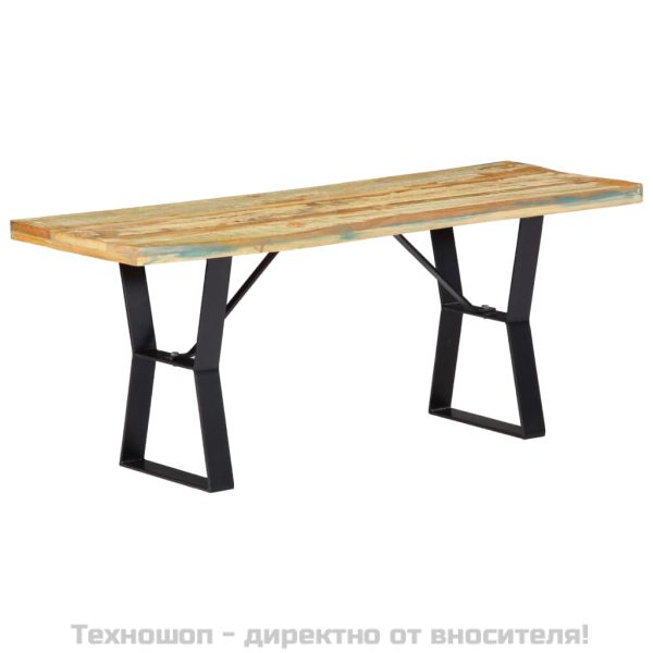 Пейка, 110 см, регенерирана дървесина масив