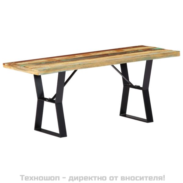 Пейка, 110 см, регенерирана дървесина масив