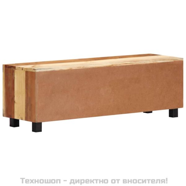 ТВ шкаф, 100x30x33 cм, регенерирано дърво масив