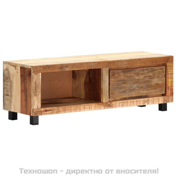 ТВ шкаф, 100x30x33 cм, регенерирано дърво масив