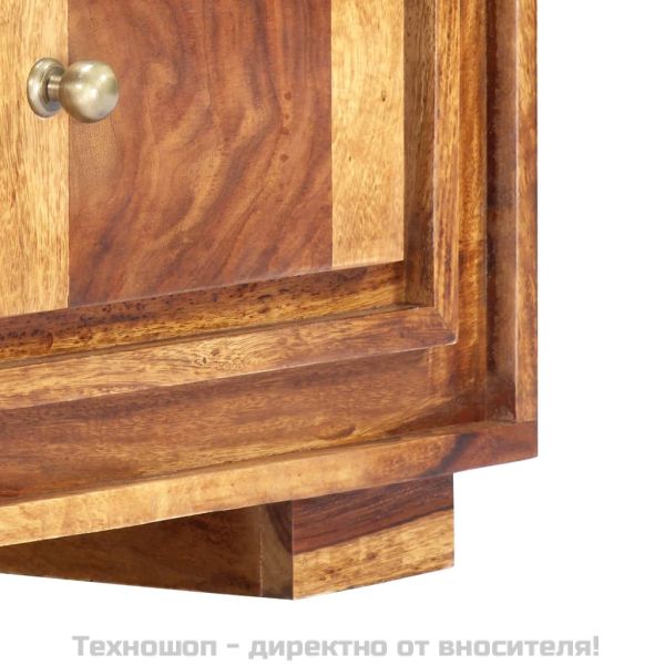 ТВ шкаф, 118x30x40 cм, акациево дърво масив