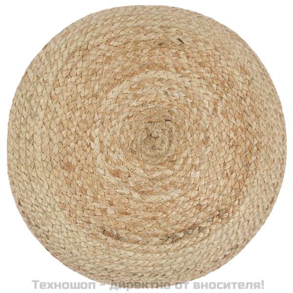 Ръчно изработен пуф, 45x30 см, юта