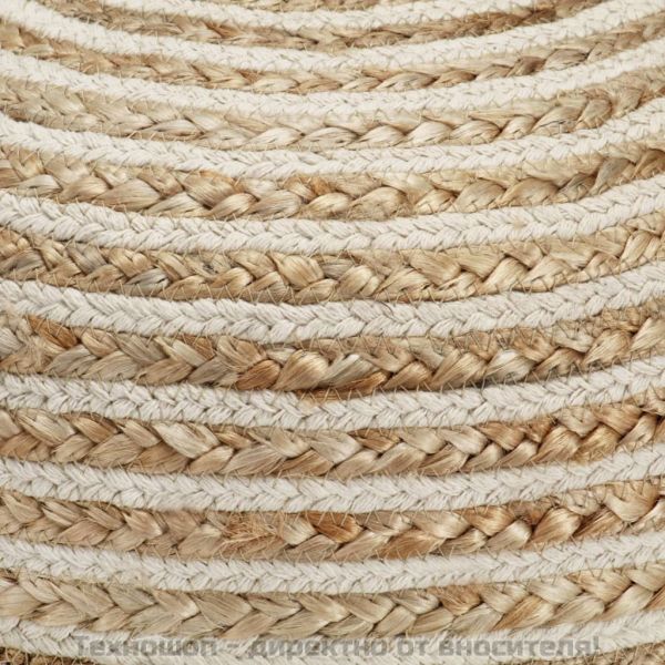 Ръчно изработен пуф, 40x45 см, юта