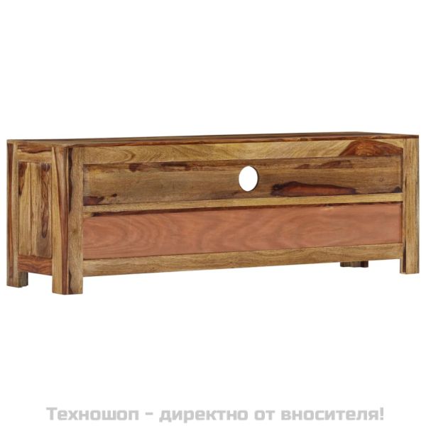 ТВ шкаф, 120x30x40 cм, акациево дърво масив