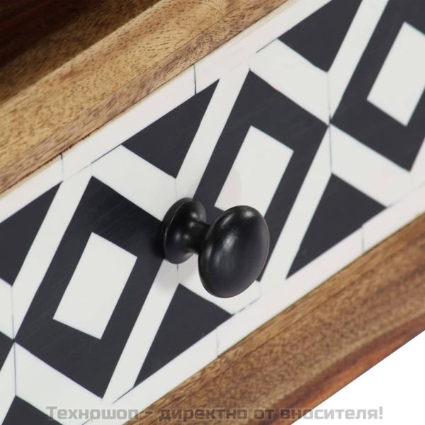 ТВ шкаф, 120x30x40 cм, акациево дърво масив