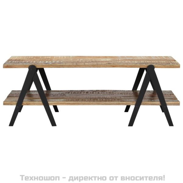 Маса за кафе, 115x60x40 см, регенерирано дърво масив