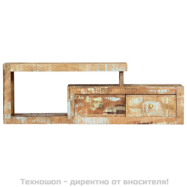 ТВ шкаф, 120x30x40 cм, регенерирано дърво масив