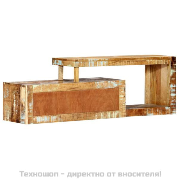 ТВ шкаф, 120x30x40 cм, регенерирано дърво масив
