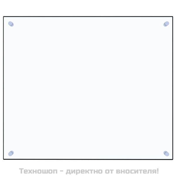 Кухненски гръб, прозрачен, 70x60 см, закалено стъкло