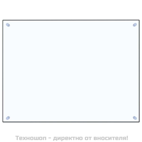 Кухненски гръб, прозрачен, 80x60 см, закалено стъкло