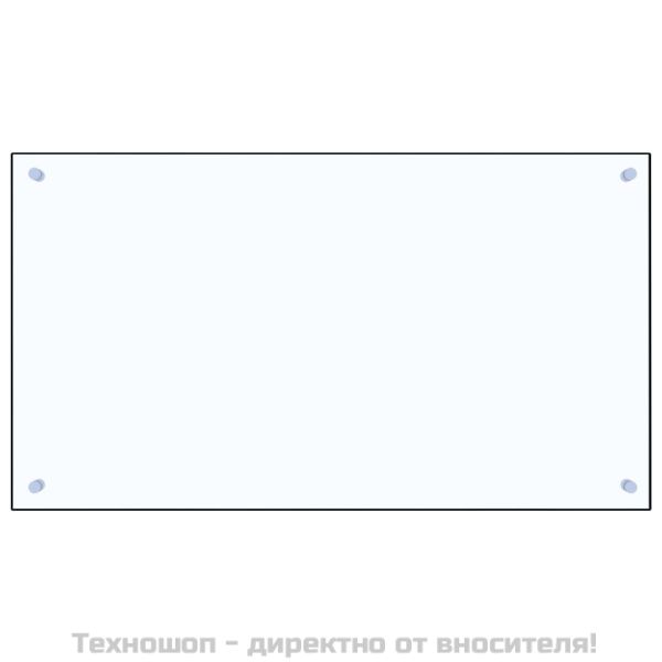 Кухненски гръб, прозрачен, 90x50 см, закалено стъкло