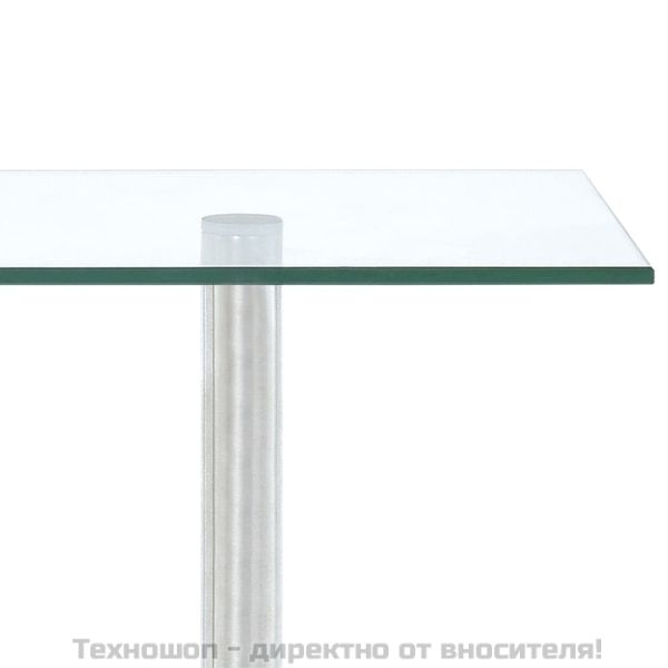 3-етажен ъглов кухненски рафт, закалено стъкло