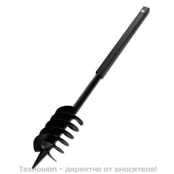 Комплект свредло за земя 120 мм с дръжка и стоманени удължители 5 м