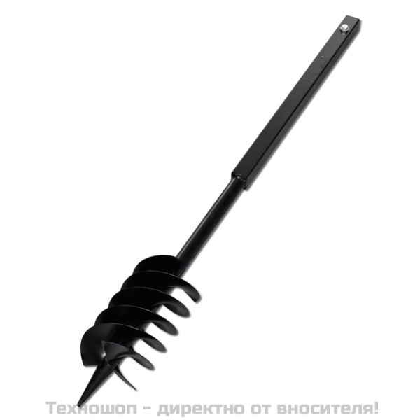 Комплект свредло за земя 120 мм с дръжка и стоманени удължители 9 м