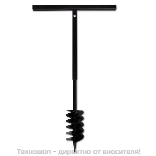 Комплект свредло за земя 120 мм с дръжка и стоманени удължители 9 м