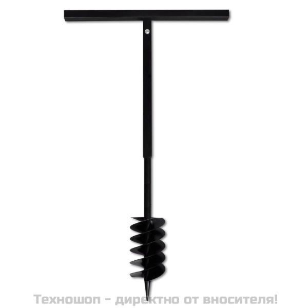 Комплект свредло за земя 120 мм с дръжка и стоманени удължители 13 м