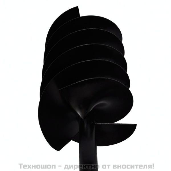 Комплект свредло за земя 180 мм с дръжка и стоманени удължители 5 м