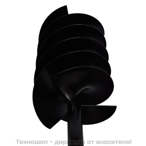 Комплект свредло за земя 180 мм с дръжка и стоманени удължители 9 м