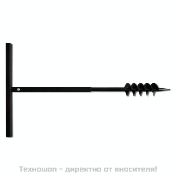 Комплект свредло за земя 80 мм с дръжка и стоманени удължители 9 м