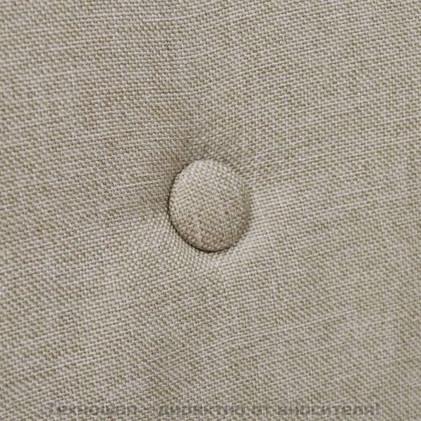 Трапезни столове, 4 бр, бежов плат и дъбова дървесина масив