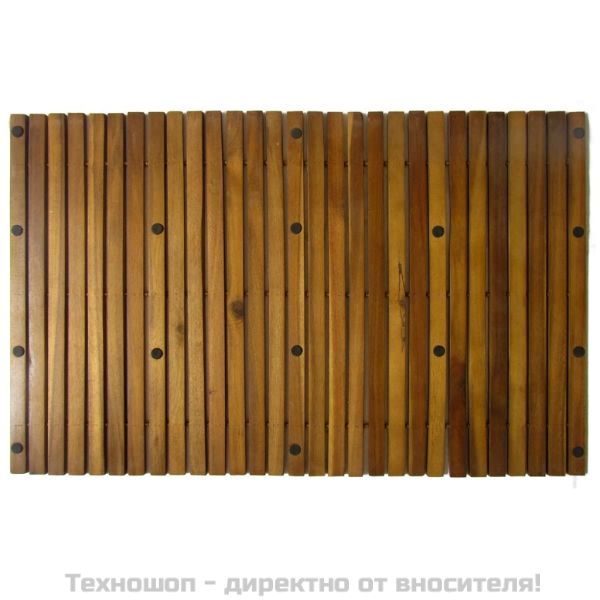 Постелки за баня, акациево дърво, 2 бр, 80 x 50 см
