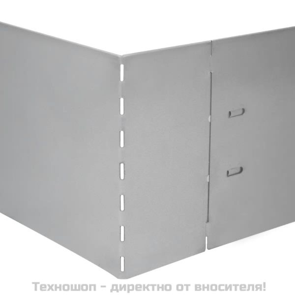 Комплект бордюрни ленти поцинкована стомана 10 части 100x14 см