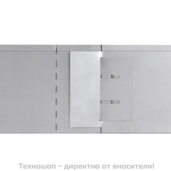Комплект бордюрни ленти поцинкована стомана 10 части 100x14 см