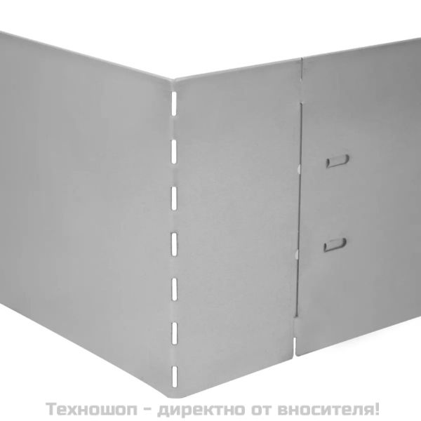 Комплект бордюрни ленти поцинкована стомана 20 части 100x14 см