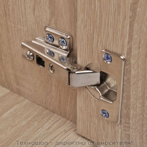 комплект мебели от 9 части и мивка за баня, бежов цвят