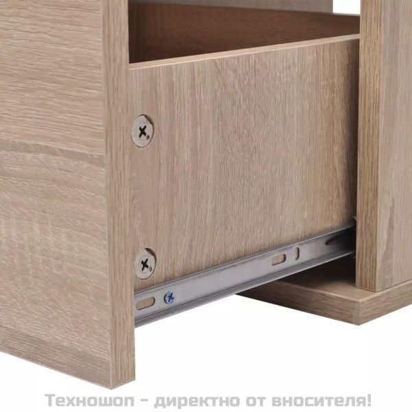 комплект мебели от 9 части и мивка за баня, бежов цвят