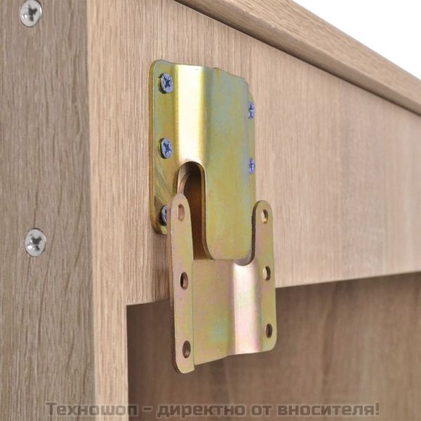 комплект мебели от 11 части и мивка за баня, бежов цвят