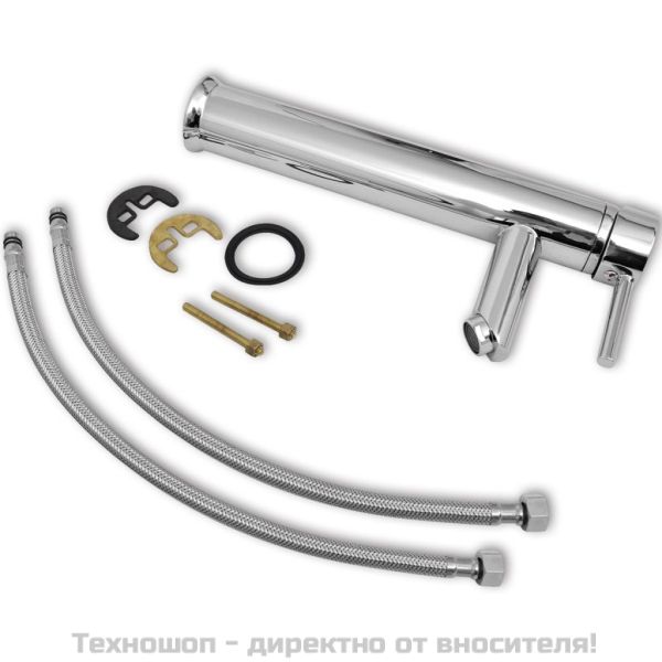 комплект мебели от 11 части и мивка за баня, бежов цвят